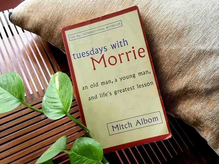 Tuesdays with morrie aphorisms and page numbers