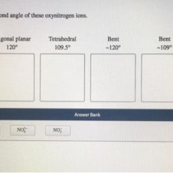 Bond angles shapes compare ions these chegg transcribed text show